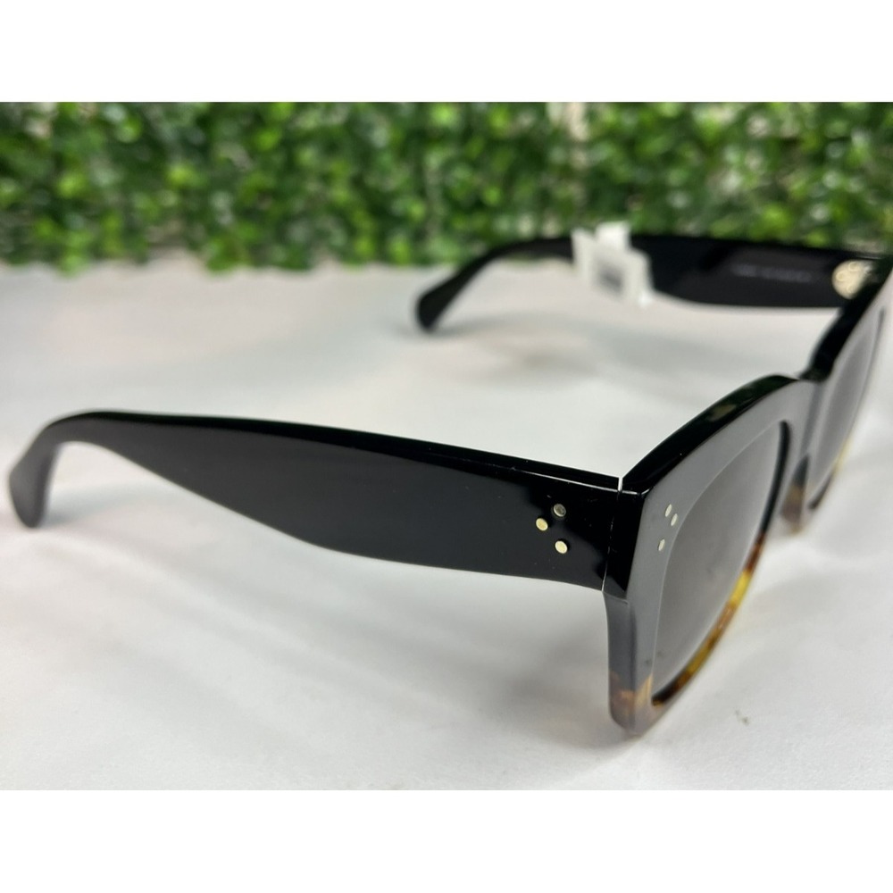 CELIINE CL4004IN 05K Women Black Square Polarized Sunglasses 50-22-150 - Picture 5 of 14